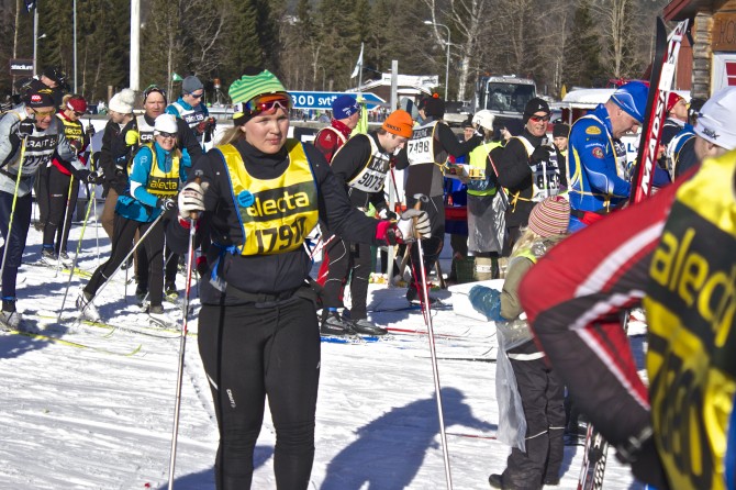 Anja Pärson Vasaloppet 2013