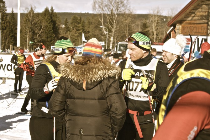 Anja Pärson Vasaloppet 2013 
